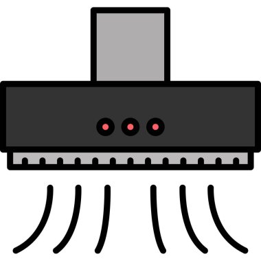 Klima ikonu. vektör illüstrasyonu
