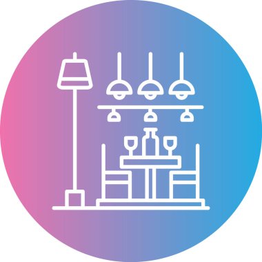 Şarap bir simge vektör çizim