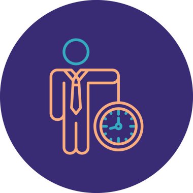 Bir doktor simgesinin vektör çizimi