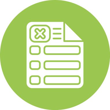 belge simgesi vektör illüstrasyonu