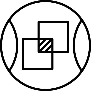 Modern bir simgenin vektör illüstrasyonu