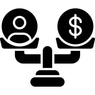 Eşitlik Simgesi, Basit Renk Vektörü İllüstrasyonu