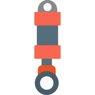 Vinç kancası düz simge, vektör, illüstrasyon