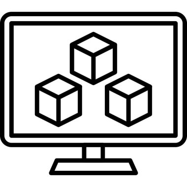 Şebeke. Web simgesi basit tasarım