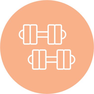 Dambıl. Web simgesi basit illüstrasyon