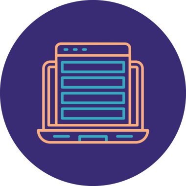 seo modern simgesinin vektör illüstrasyonu