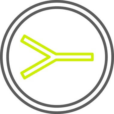 ok simgesinin vektör illüstrasyonu