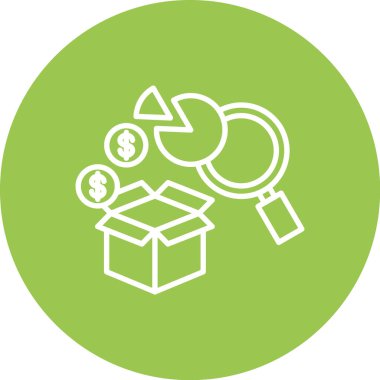 Dolar simgesi vektör illüstrasyonu