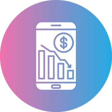 Vektör mobil ağ simgesi