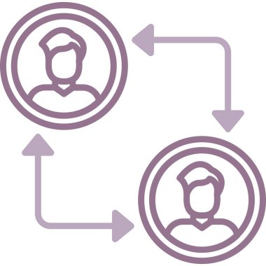 iş simgesi vektör illüstrasyonu