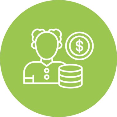 iş simgesi vektör illüstrasyonu