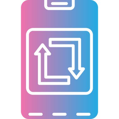 Mobil uygulamanın vektör illüstrasyonu