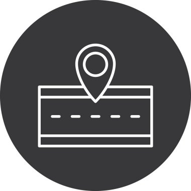 konum simgesi vektör illüstrasyonu