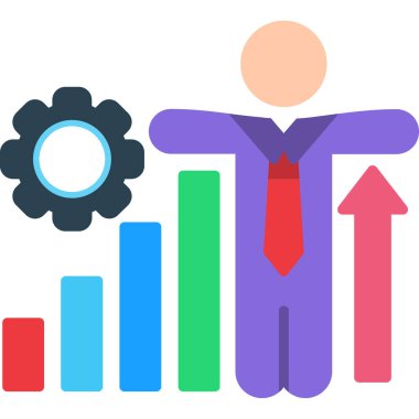 iş adamı vektör simgesi