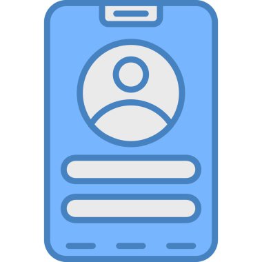 Cep telefonu. Basit resimleme