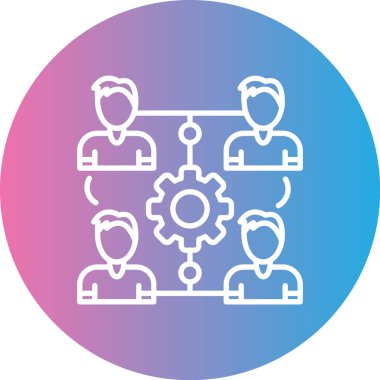 iş dünyası takım çalışması insanları simgesi