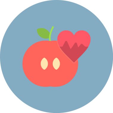 Meyve. Web simgesi basit illüstrasyon