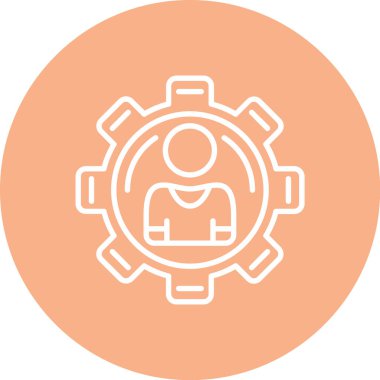 İş simgesinin vektör illüstrasyonu