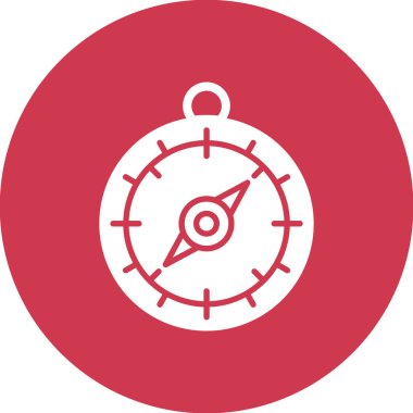 Pusula. Web simgesi vektör illüstrasyonu