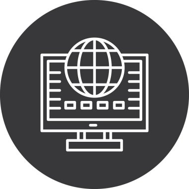 Web tasarım vektörü simgesi