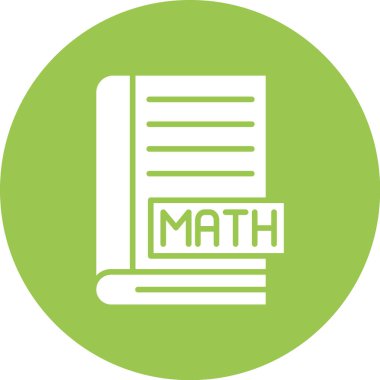 Matematik vektörü simgesi modern basit illüstrasyon