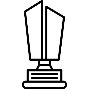 kupa simgesi vektör illüstrasyonu