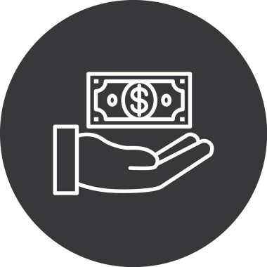 Para Geri Garanti Simgesi, Basit Renk Vektörü İllüstrasyonu