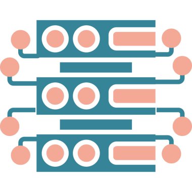 Kitaplar. Web simgesi basit illüstrasyon