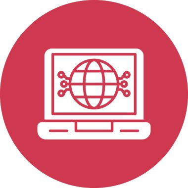 internet web vektör simgesi