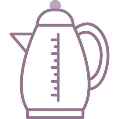 Çaydanlık vektör simgesi