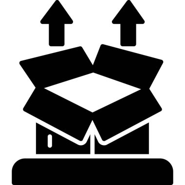 Beyaz arkaplanı olan siyah bir simgenin vektör çizimi