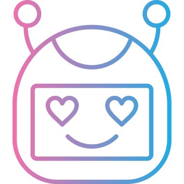 Aşk simgesinin vektör illüstrasyonu