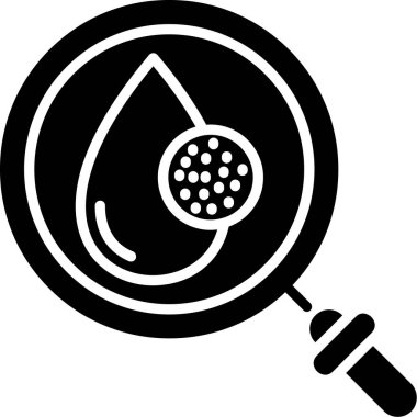 Bir büyüteçin vektör çizimi