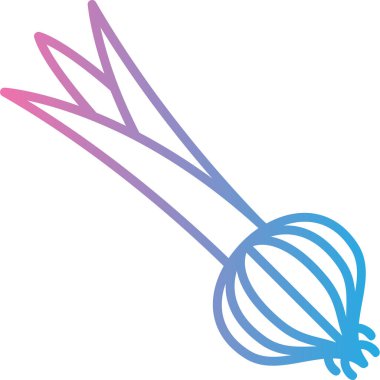 Şirin bir çizgi film simgesinin vektör çizimi