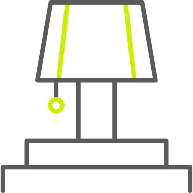 Lamba. Web simgesi basit illüstrasyon