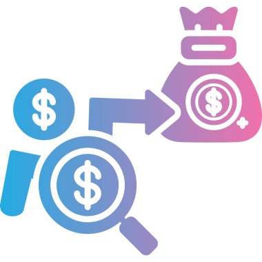 Dolar simgesi, vektör tasarımı
