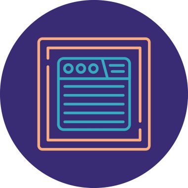 seo modern simgesinin vektör illüstrasyonu