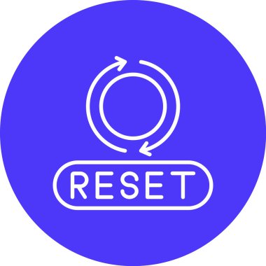 Modern bir simgenin vektör illüstrasyonu