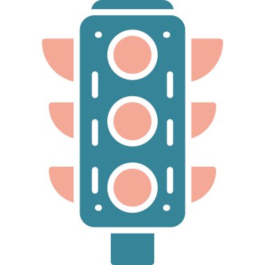 Ampul simgesi. vektör illüstrasyonu