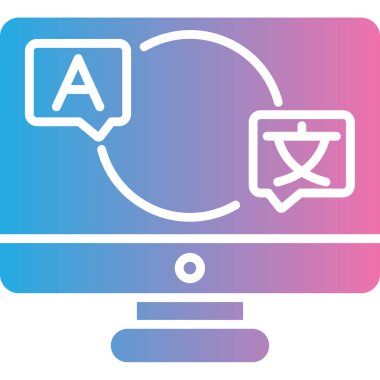 seo modern simgesinin vektör illüstrasyonu