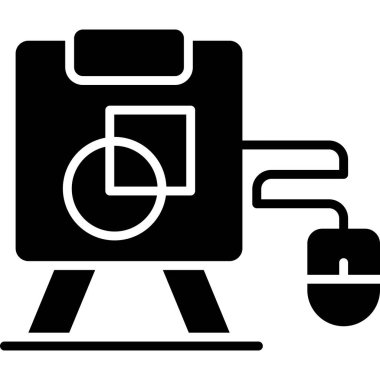 Benzin pompası ikonu. Web için benzin pompası vektör simgesinin basit bir gösterimi