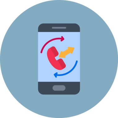 Cep telefonu vektör çizimi