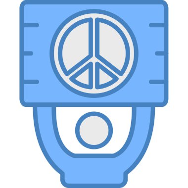 Benzin deposu. Basit illüstrasyon