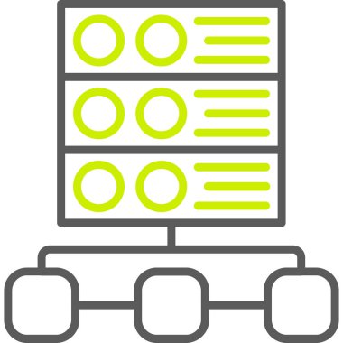 Sunuyu grafik vektör simgesi