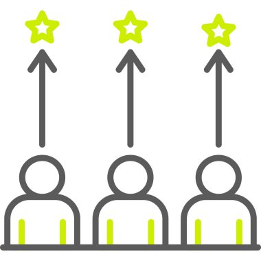 İnsanlar simgesi. Vektör çizim