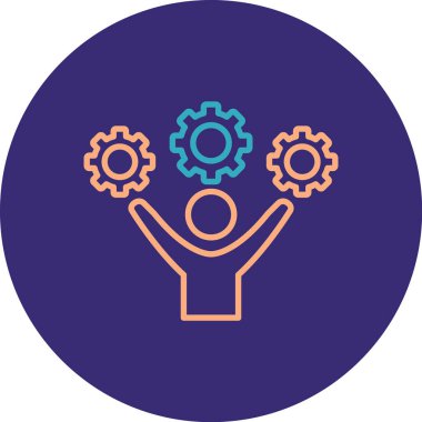 seo modern simgesinin vektör illüstrasyonu