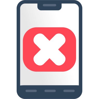 cep telefonu simgesi vektör çizimi