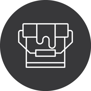 Modern b 'nin vektör illüstrasyonu inşa simgesinden yoksun