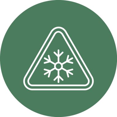 Kar simgesinin vektör illüstrasyonu