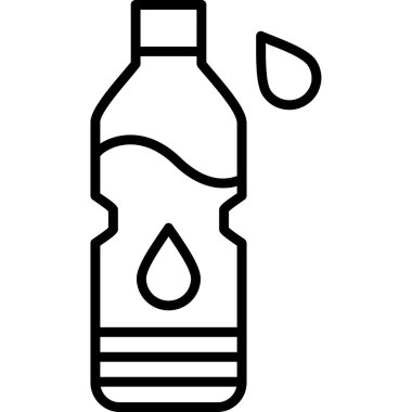 Su şişesi simgesi, taslak biçimi